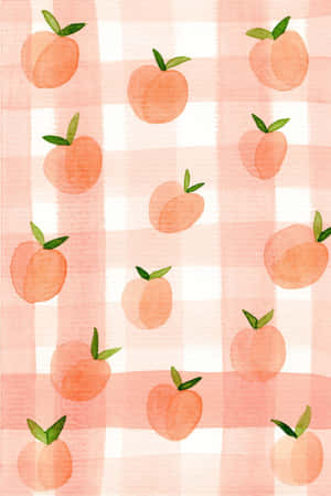 Give Your Iphone A Burst Of Color With This Peach Iphone Wallpaper Wallpaper