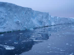 Glacial_ Ice_ Cliff_ Reflections.jpg Wallpaper