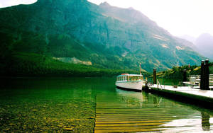 Glacier National Park Pier Wallpaper