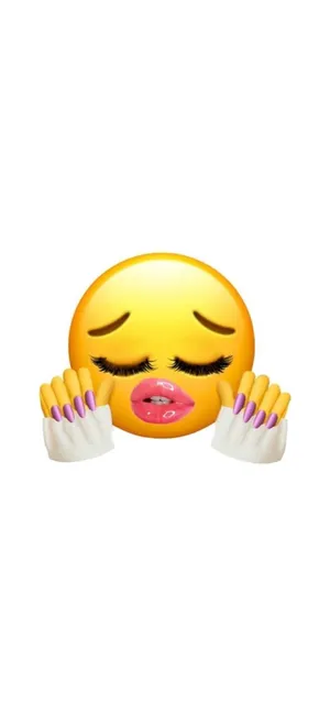 Glamorous Facepalm Emoji Wallpaper