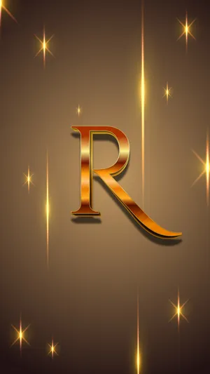 Glamorous R Alphabet Wallpaper