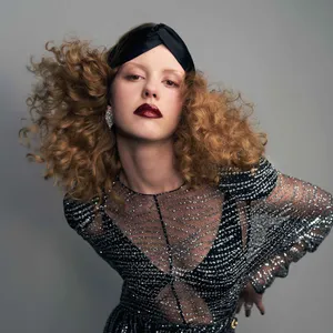 Glamorous Retro Inspired Portrait Wallpaper