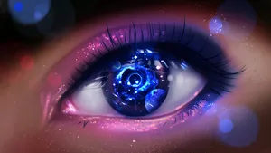 Glamourous Eye Make Up Wallpaper