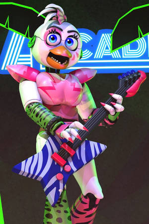 Glamrock Chica Fnaf Wallpaper