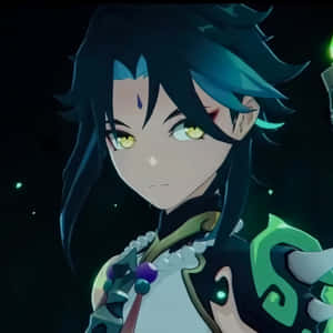 Glaring Xiao Pfp Wallpaper
