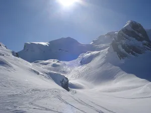 Glarus Swiss Alps Winter Sunshine Wallpaper