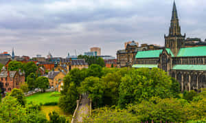 Glasgow Cityscapewith Historic Architecture Wallpaper