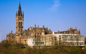 Glasgow University Towerand Buildings Wallpaper