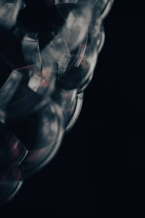 Glass Ball Black Phone Wallpaper