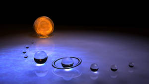 Glass Solar System Hd Wallpaper