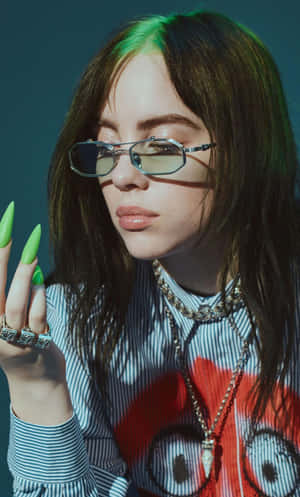 Glasses Billie Eilish 2021 Wallpaper