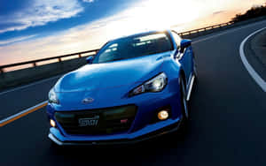 Gleaming Subaru Brz In Natural Light Wallpaper