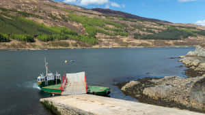 Glenelg Ferry Dockedat Pier Wallpaper