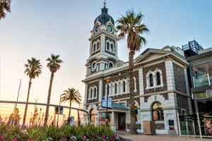 Glenelg Town Hall Dusk View Wallpaper