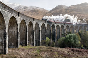 Glenfinnan Viaduct Mac 4k Wallpaper