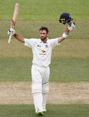 Glenn Maxwell All-white Uniform Wallpaper