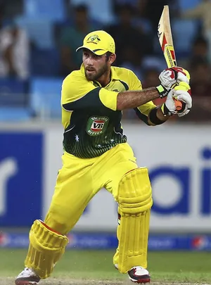 Glenn Maxwell Yellow Team Wallpaper