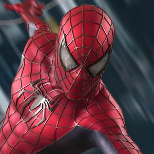 Gliding Spiderman Pfp Wallpaper