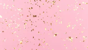 Glistening Pink Sparkles Background Wallpaper