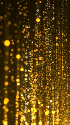 Glistening Yellow Glitter Sparkles On A Bright Sunny Day. Wallpaper