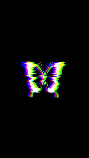 Glitch Art Butterfly Effect Wallpaper