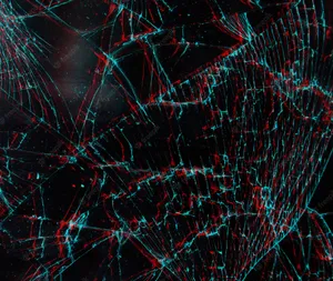Glitch Effect Cracked Screen Wallpaper