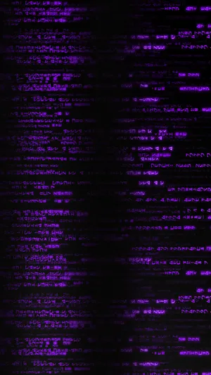 Glitched Code Background Wallpaper