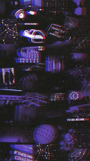 Glitchy_ Neon_ Nostalgia_ Aesthetic.jpg Wallpaper
