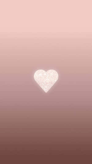Glittering Heart Aesthetic Wallpaper Wallpaper