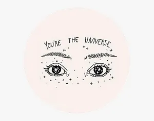 Glittery Eye Aesthetic Tumblr Quotes Wallpaper