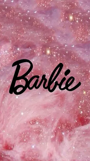 Glittery Pink Barbie Aesthetic Wallpaper