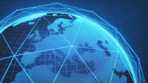 Global Metaverse Network Connectivity Wallpaper