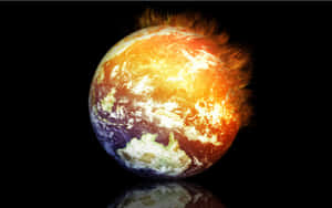 Global Warming Concept Art Wallpaper