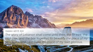 Glorious Bible Quote Wallpaper