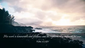 Glorious Work Of God Wallpaper