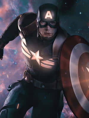 Glory Awaits Captain America In Endgame Wallpaper