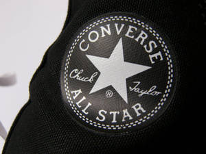 Glossy All-star Converse Logo Wallpaper