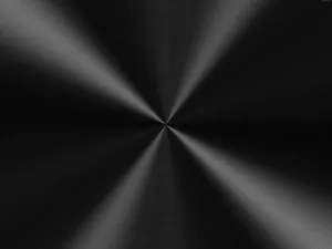 Glossy Black Radial Stainless Steel Wallpaper