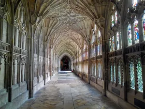 Gloucester Cathedral Cloisters Wallpaper