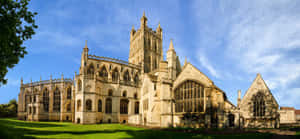 Gloucester Cathedral Exterior View Wallpaper