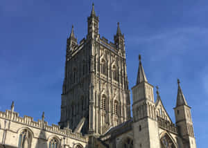 Gloucester Cathedral Tower U K Wallpaper