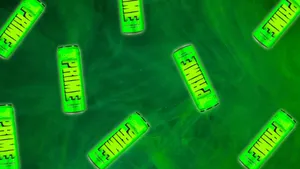 Glowberry Prime Energy Cans Wallpaper