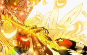 Glowing Anime Character Art Wallpaper