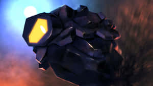 Glowing Eye Of Rolycoly Wallpaper