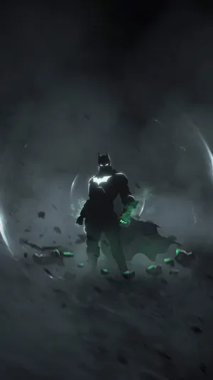 Glowing Eyes Of Batman Dark Iphone Wallpaper