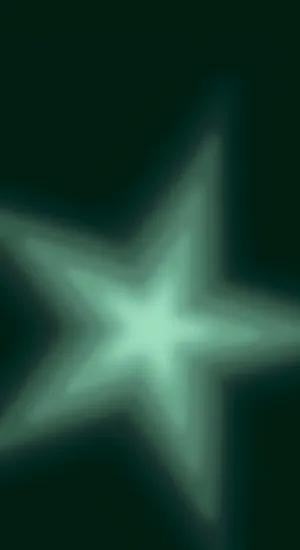 Glowing Green Star Cyber Wallpaper
