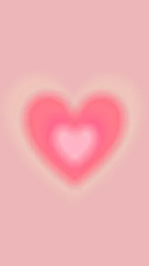 Glowing Heart Aura Wallpaper