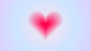 Glowing Heart Aura Wallpaper