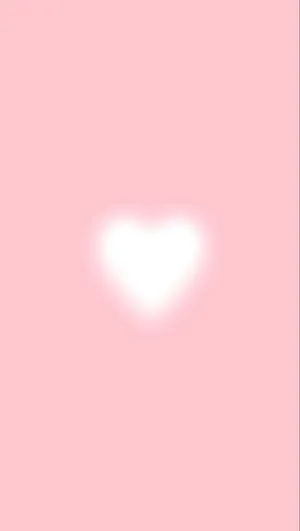 Glowing Heart Pink Aura Wallpaper