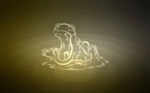 Glowing Hippowdon Wallpaper